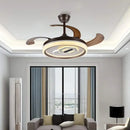 GobekUsa Adjustable Blade Ceiling Fan Light with Remote-Controlled LED - Elegant Home Decor