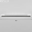 GobekUsa Nordic Style Acrylic Bar LED Wall Sconce for Corridor Lighting