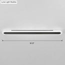 GobekUsa Nordic Style Acrylic Bar LED Wall Sconce for Corridor Lighting