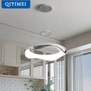 GobekUsa Black Chrome Pendant Lamp for Dining Room Kitchen Indoor Lighting