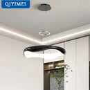 GobekUsa Black Chrome Pendant Lamp for Dining Room Kitchen Indoor Lighting