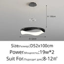 GobekUsa Black Chrome Pendant Lamp for Dining Room Kitchen Indoor Lighting