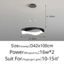 GobekUsa Black Chrome Pendant Lamp for Dining Room Kitchen Indoor Lighting