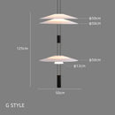 GobekUsa Circular Pendant Light: Modern Minimalist Hanging Lamp for Living Room, Dining, Bar