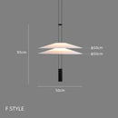 GobekUsa Circular Pendant Light: Modern Minimalist Hanging Lamp for Living Room, Dining, Bar