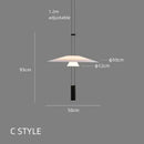 GobekUsa Circular Pendant Light: Modern Minimalist Hanging Lamp for Living Room, Dining, Bar