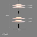 GobekUsa Circular Pendant Light: Modern Minimalist Hanging Lamp for Living Room, Dining, Bar
