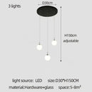 GobekUsa Cream Glass Ball Chandelier for Duplex Villa Penthouse, Restaurant and Staircase