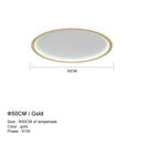 GobekUsa Dimmable LED Ceiling Light for Modern Nordic Living Room and Bedroom