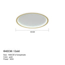 GobekUsa Dimmable LED Ceiling Light for Modern Nordic Living Room and Bedroom