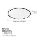 GobekUsa Dimmable LED Ceiling Light for Modern Nordic Living Room and Bedroom