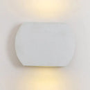 GobekUsa Simple Style Aluminum Oval Wall Mounted LED Wall Light for Corridor - 1.5"/2" Wide, White Light Fixture