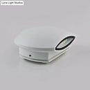 GobekUsa Simple Style Aluminum Oval Wall Mounted LED Wall Light for Corridor - 1.5"/2" Wide, White Light Fixture