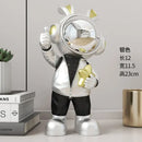 GobekUsa Astronaut Resin Sculpture for Home & Office Decor