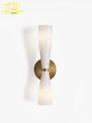GobekUsa ETCETERA Copper Wall Lamp: Minimalist Luxury LED Indoor Lighting for Bedroom, Living Room