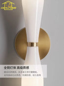 GobekUsa ETCETERA Copper Wall Lamp: Minimalist Luxury LED Indoor Lighting for Bedroom, Living Room