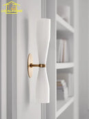 GobekUsa ETCETERA Copper Wall Lamp: Minimalist Luxury LED Indoor Lighting for Bedroom, Living Room