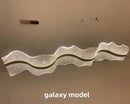 GobekUsa Acrylic Ribbon LED Pendant Chandelier - Designer Dining Room Hanging Lamp