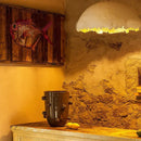 GobekUsa Eggshell Acrylic Resin Sphere Pendant Light - Studio Lighting for Restaurants