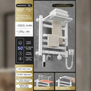 GobekUsa Electric Towel Radiator Warmer Rack for Smart Bathroom Storage and Heating