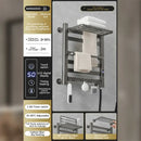 GobekUsa Electric Towel Radiator Warmer Rack for Smart Bathroom Storage and Heating