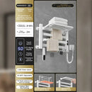 GobekUsa Electric Towel Radiator Warmer Rack for Smart Bathroom Storage and Heating