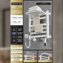 GobekUsa Electric Towel Radiator Warmer Rack for Smart Bathroom Storage and Heating