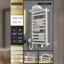 GobekUsa Electric Towel Radiator Warmer Rack for Smart Bathroom Storage and Heating
