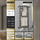 GobekUsa Electric Towel Radiator Warmer Rack for Smart Bathroom Storage and Heating