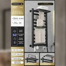 GobekUsa Electric Towel Radiator Warmer Rack for Smart Bathroom Storage and Heating