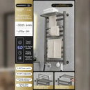 GobekUsa Electric Towel Radiator Warmer Rack for Smart Bathroom Storage and Heating