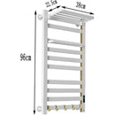 GobekUsa Electric Towel Radiator Warmer Rack for Smart Bathroom Storage and Heating