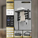 GobekUsa Electric Towel Radiator Warmer Rack for Smart Bathroom Storage and Heating