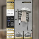 GobekUsa Electric Towel Radiator Warmer Rack for Smart Bathroom Storage and Heating