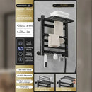 GobekUsa Electric Towel Radiator Warmer Rack for Smart Bathroom Storage and Heating