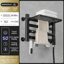 GobekUsa Electric Towel Radiator Warmer Rack for Smart Bathroom Storage and Heating