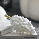 GobekUsa Grape Skewer Crafts Fruits Statue Desk Ornament