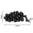 GobekUsa Grape Skewer Crafts Fruits Statue Desk Ornament