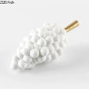 GobekUsa Grape Skewer Crafts Fruits Statue Desk Ornament