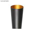GobekUsa Modern LED Bedside Sconce Light - Black/White Finish Wall Lamp with Aluminum Cylinder Shade