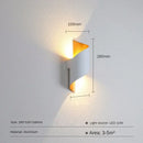 GobekUsa Aluminum Outdoor Wall Lamp with Spiral Up and Down Light