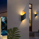 GobekUsa Aluminum Outdoor Wall Lamp with Spiral Up and Down Light