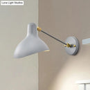 GobekUsa Modern Duckbill Sconce in Metallic Black/Grey - 1 Light Wall Lamp for Living Room
