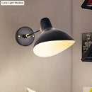 GobekUsa Modern Duckbill Sconce in Metallic Black/Grey - 1 Light Wall Lamp for Living Room