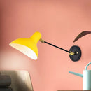 GobekUsa Modern Duckbill Sconce in Metallic Black/Grey - 1 Light Wall Lamp for Living Room
