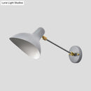 GobekUsa Modern Duckbill Sconce in Metallic Black/Grey - 1 Light Wall Lamp for Living Room