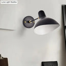 GobekUsa Modern Duckbill Sconce in Metallic Black/Grey - 1 Light Wall Lamp for Living Room