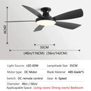 GobekUsa 56" Modern Ceiling Fan with Remote Control for Bedroom and Restaurant