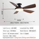 GobekUsa 56" Modern Ceiling Fan with Remote Control for Bedroom and Restaurant