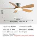 GobekUsa 56" Modern Ceiling Fan with Remote Control for Bedroom and Restaurant
